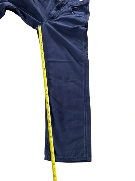 Carhartt FRB159 DNY Flame Resistant Work Pants Men’s 34x32 Navy CAT 2 FR - Picture 3 of 6